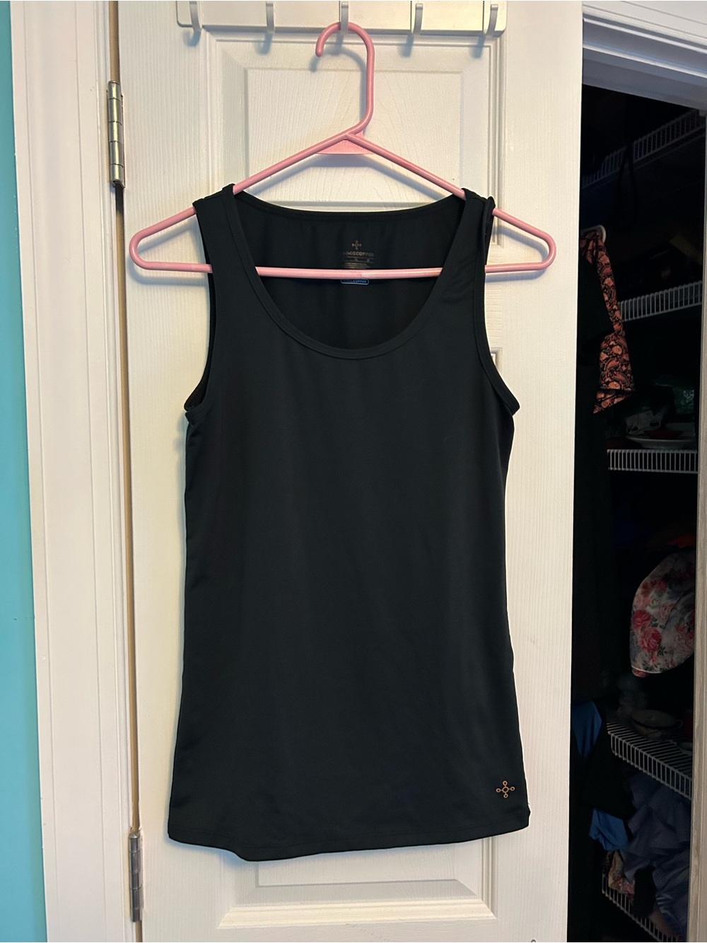 Athleta Black Scoop Neck Performance Tank